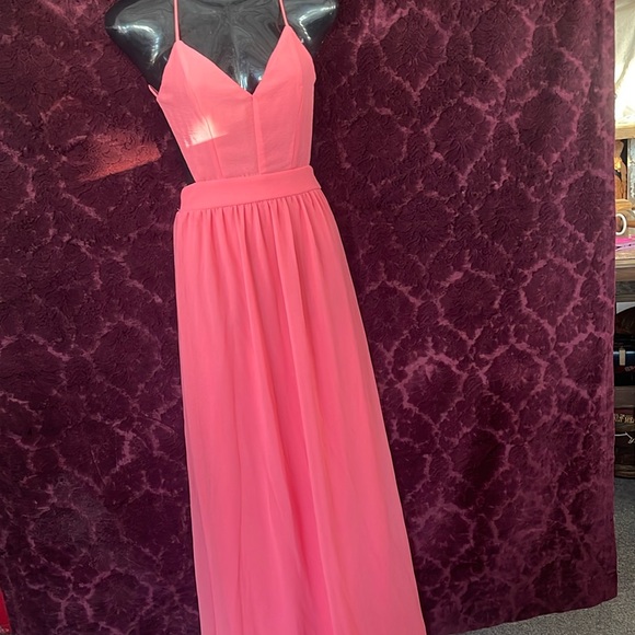 Coral dress by lulus - Picture 1 of 5